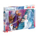 Clementoni - Puzzle Supercolor Glitter 104 Frozen 2