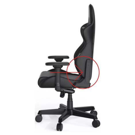 MERCURY Krytka na mechanismus opěráku na DXRacer, levá, horní s gumičkou