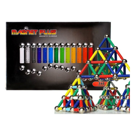 mamido  Velká magnetická stavebnice s tabulí 560 dílů