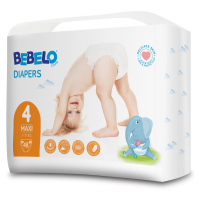 BEBELO Care Diapers Maxi 4 dětské pleny 48 ks