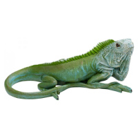 KARE Design Soška Lizard - zelená, 35cm