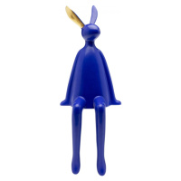 KARE Design Soška Zajíc - modrý, 35cm