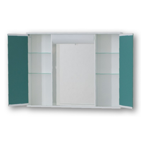 HOPA Závěsná skříňka se zrcadlem LUMIX II, III Rozměr A 70 cm, Rozměr B 15 cm, Rozměr C 55 cm OL