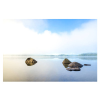 Fotografie Early and harmonious morning with fog, Ysign, 40 × 26.7 cm