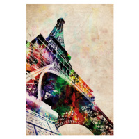 Plakát, Obraz - Michael Tompsett - Eiffel tower, (61 x 91.5 cm)
