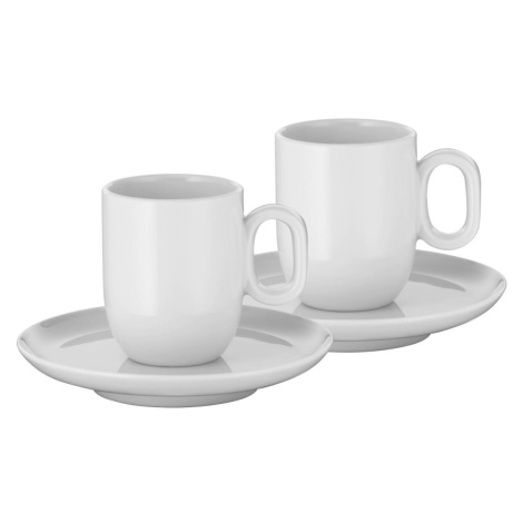 WMF WMF Bílé porcelánové šálky na espresso Barista 2 x 60 ml