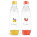 Sodastream Láhev Fuse Orange/Yellow 2x 1 l, do myčky