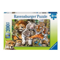 Puzzle Velká kočka, 200 dílků - Ravensburger