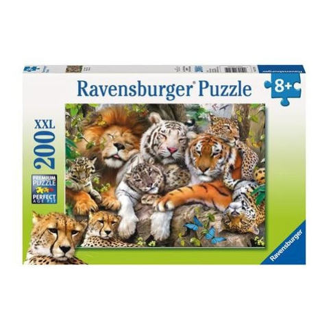 Puzzle Velká kočka, 200 dílků - Ravensburger