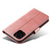 Magnet Case elegantní knížkové pouzdro na iPhone 12 Pro MAX 6.7" pink