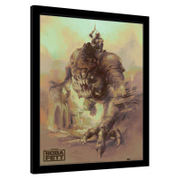 Obraz na zeď - Star Wars: The Book of Boba Fett - Rancor, 30 × 40 cm