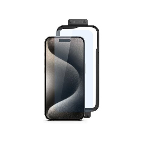 Spello ochranné sklo pro iPhone 15 Pro Max - 2ks s instalačním rámečkem