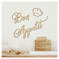 Nápis na zeď do kuchyně - Bon Appetit