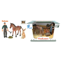 MIKRO TRADING - Zoolandia farma set s koněm a doplňky, Mix Produktů