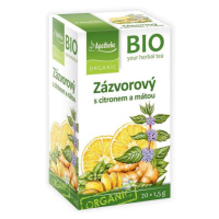 Apotheke BIO Zázvorový čaj s citrónem a mátou 20 nálevových sáčků