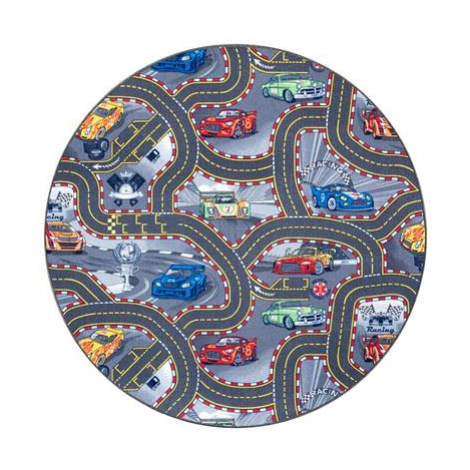 Hanse Home Collection koberce Dětský kusový koberec Play 105204 kruh - 200x200 (průměr) kruh cm
