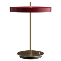 Vínová LED stmívatelná stolní lampa s kovovým stínidlem (výška 41,5 cm) Asteria Table – UMAGE
