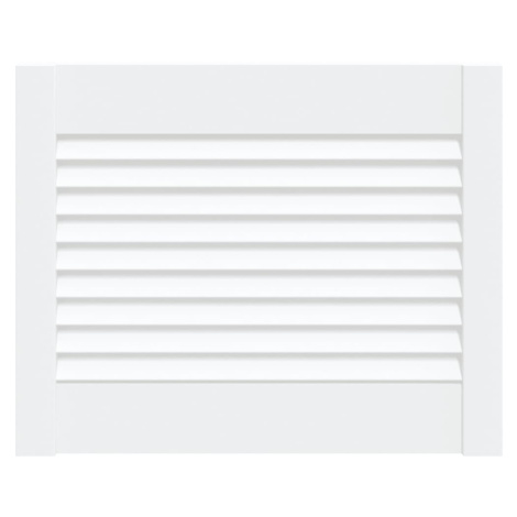 vidaXL Nábytková dvířka lamelový design bílá 39,5 x 49,4 cm borovice