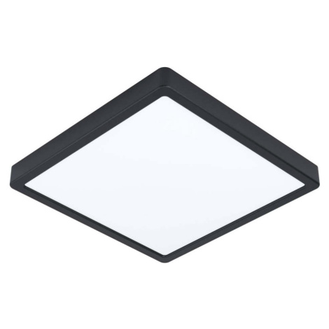 Černé LED stropní svítidlo 28,5x28,5 cm FUEVA 5 – EGLO