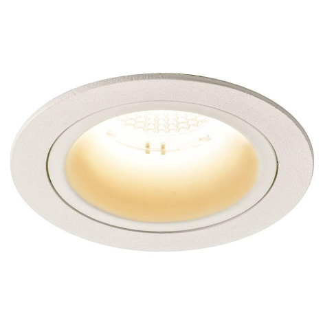 NUMINOS® DL M vnitřní LED zápustné stropní svítidlo bílá/bílá 2700 K 40° včetně listových pružin SLV