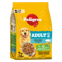 Pedigree Adult s rybami a zeleninou - Výhodná sada: 2 × 7 kg