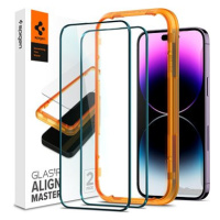 Spigen tR Align Master 2 Pack FC Black iPhone 14 Pro Max