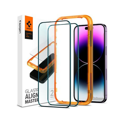 Spigen tR Align Master 2 Pack FC Black iPhone 14 Pro Max