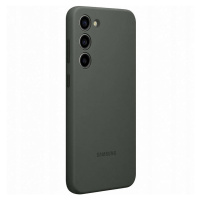 Pouzdro Samsung Silicone Cover pro Galaxy S23 Plus, zelený