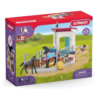 Schleich 42611 box pro koně s klisnou a hříbětem