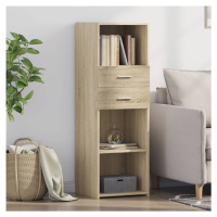 vidaXL Skříň highboard dub sonoma 40 x 42,5 x 124 cm kompozitní dřevo