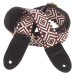 Cascha CUS-JW6 Ukulele Strap Jacquard - Ethnic Brown & White