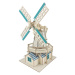 Woodcraft Dřevěné 3D puzzle Holandský větrný mlýn