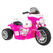 mamido Dětská elektrická motorka růžová