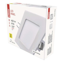 LED podhledové svítidlo PROFI bílé, 12 x 12 cm, 6 W, neutrální bílá