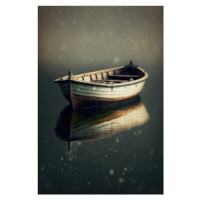 Fotografie Lonesome Boat, Treechild, 26.7 × 40 cm