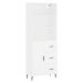 vidaXL Skříň highboard bílá 69,5 x 34 x 180 cm kompozitní dřevo