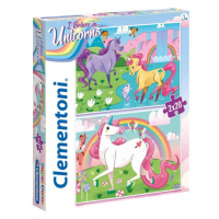 Clementoni: Puzzle 2x20 ks - I Belive in Unicorns