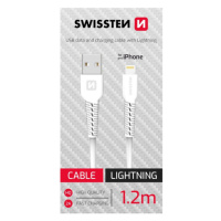 Datový kabel USB / lightning (bílý, 1,2m)