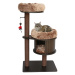 Flamingo Škrabací strom Raisa 1 Brown & Grey | Škrabadlo pro kočky