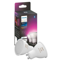 Žárovka Philips Hue LED White & Color Ambiance / GU10 / 230 lm / 5,7 W / 2 ks / 350 lm / okamžit