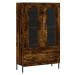 vidaXL Skříň highboard kouřový dub 69,5 x 31 x 115 cm kompozitní dřevo