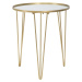Kulatý konferenční stolek ve zlaté barvě ø 50 cm Glam – Mauro Ferretti