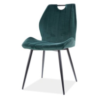 Jídelní židle ORCU zelená/černá