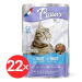 Plaisir Cat kapsička pstruh + krevety 22 × 100 g