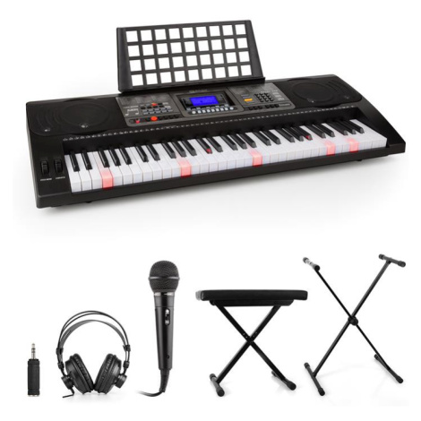 SCHUBERT Etude 450, cvičný elektronický klavír, sluchátka, mikrofon, stojan, stolička, adaptér