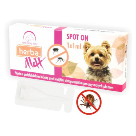 Selecta Herba Line Spot-on antiparazitní citrus pes malý 1x1ml