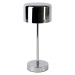 Moderne tafellamp chroom oplaadbaar - Poppie