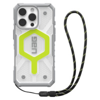 UAG Pathfinder Clear Magsafe kryt iPhone 16 Pro Active Neon Lanyard