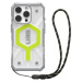 UAG Pathfinder Clear Magsafe kryt iPhone 16 Pro Active Neon Lanyard