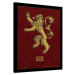 Obraz na zeď - Hra o Trůny (Game of Thrones) - Lannister, 34.3 × 44.5 cm